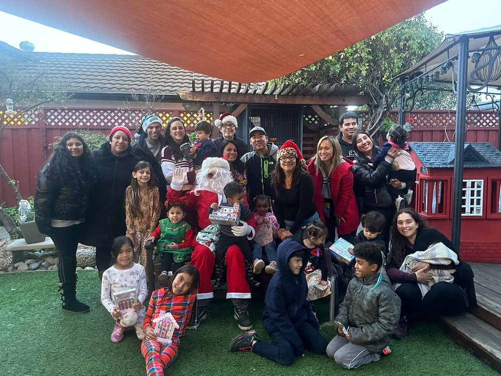 Families and children gathered for our end of year celebration