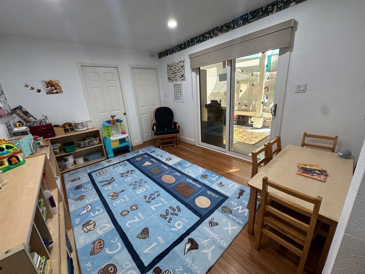Cozy indoor playroom for our little learners